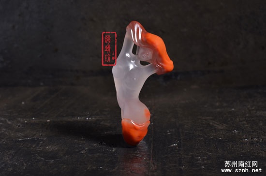南红玉雕裸女欣赏