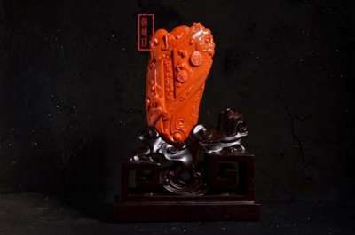 南红玛瑙名家精品雕件“国粹”