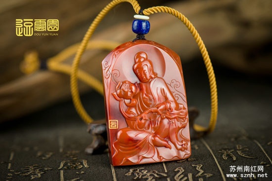 南红玛瑙牌子观音